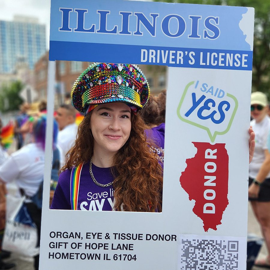 Staff at Pride Parade
